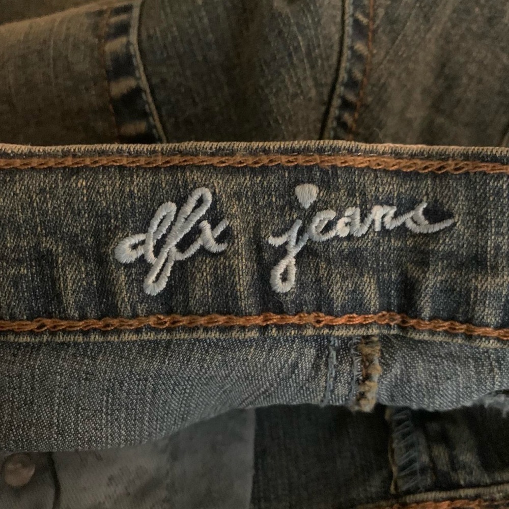 FLARE LOW RISE JEANS - Picture 6 of 7